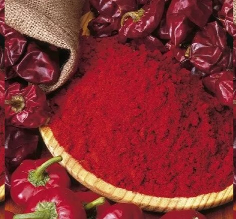Pimentón dulce y picante desbinzado de Murcia