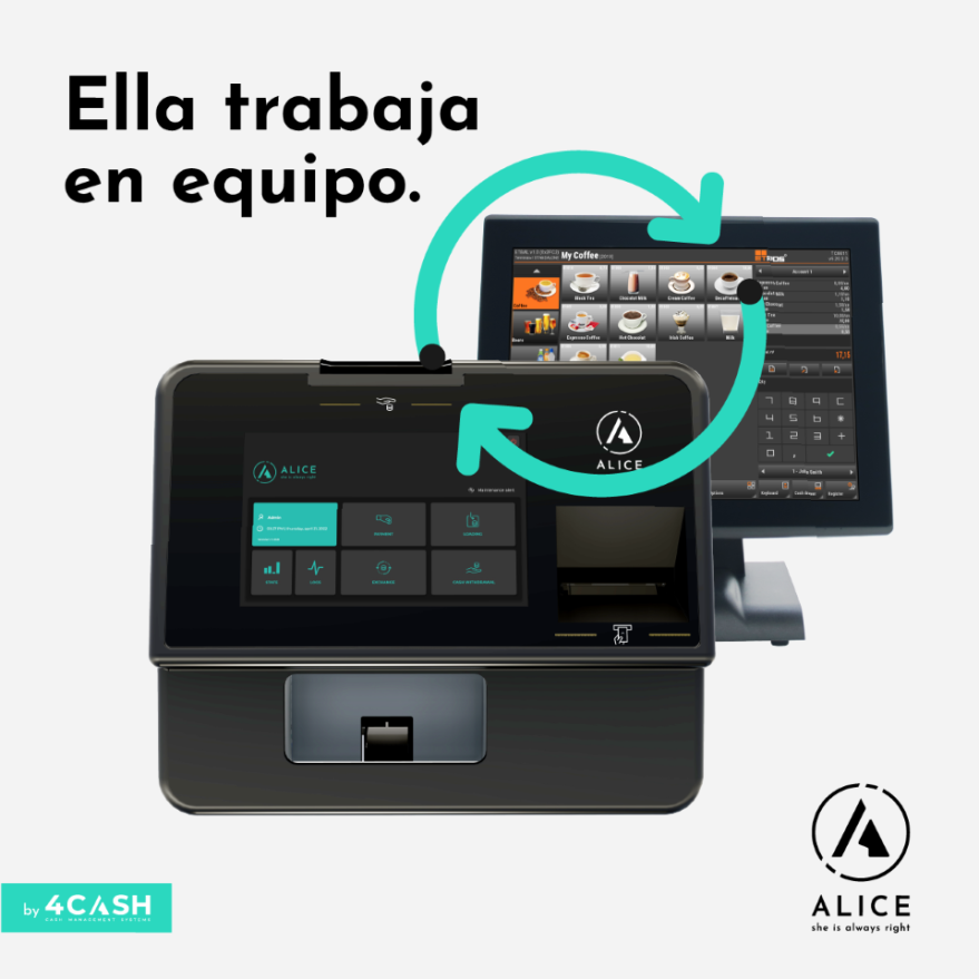 Cajón de cobro automático Alice
